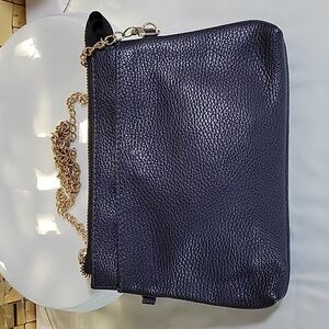 A.Belluci Elegant Black Leather Crossbody Bag